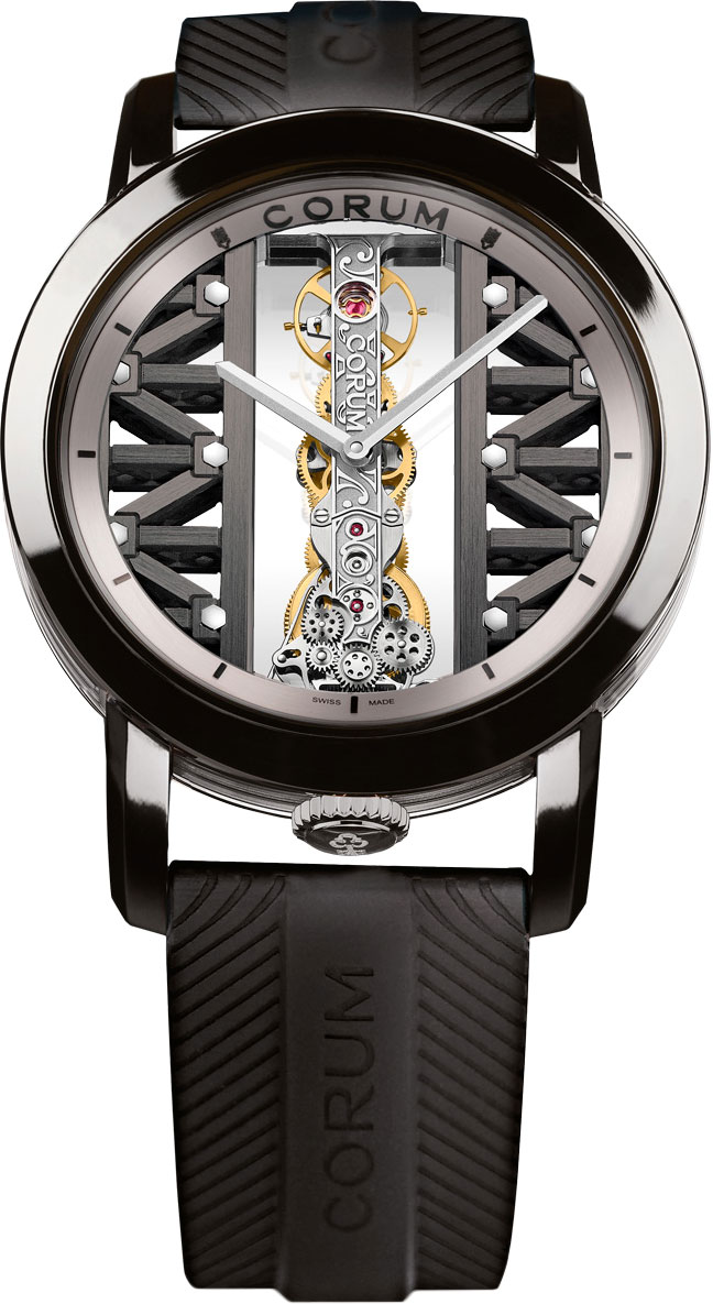 Corum Golden Bridge B113/03832, Titanium DLC Manual-Winding Watch