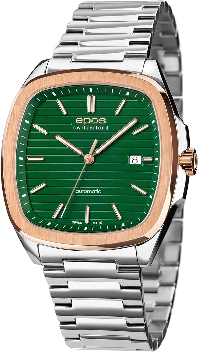 Epos Timeless 3511.152.34.13.30, Automatic Steel Watch