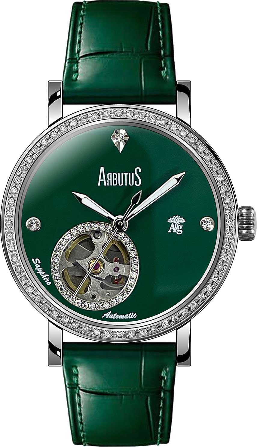 Arbutus AG2201SGG Mechanical Watch, Green Dial