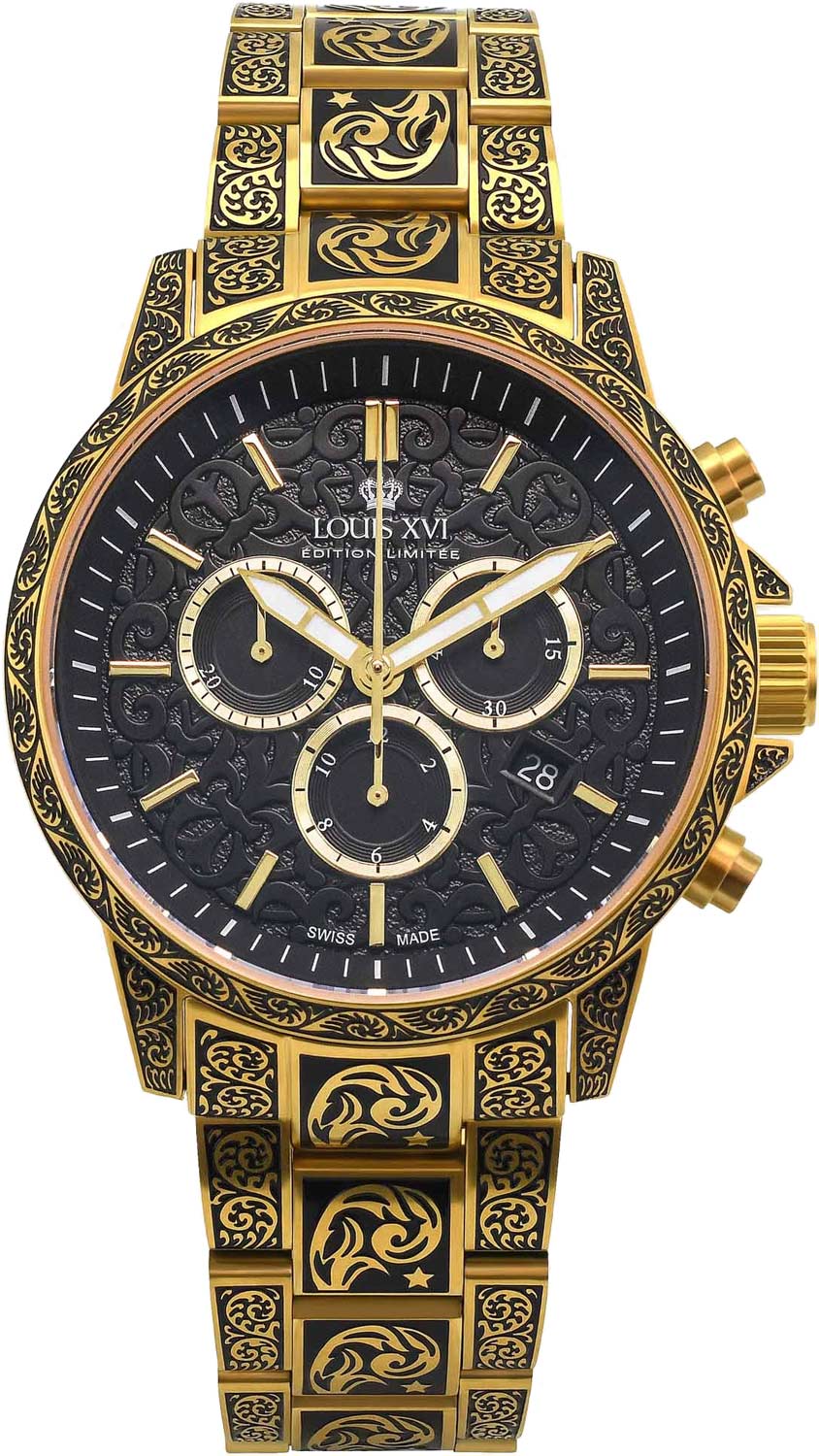 Louis XVI Palais Royale Inked 1700 Chronograph
