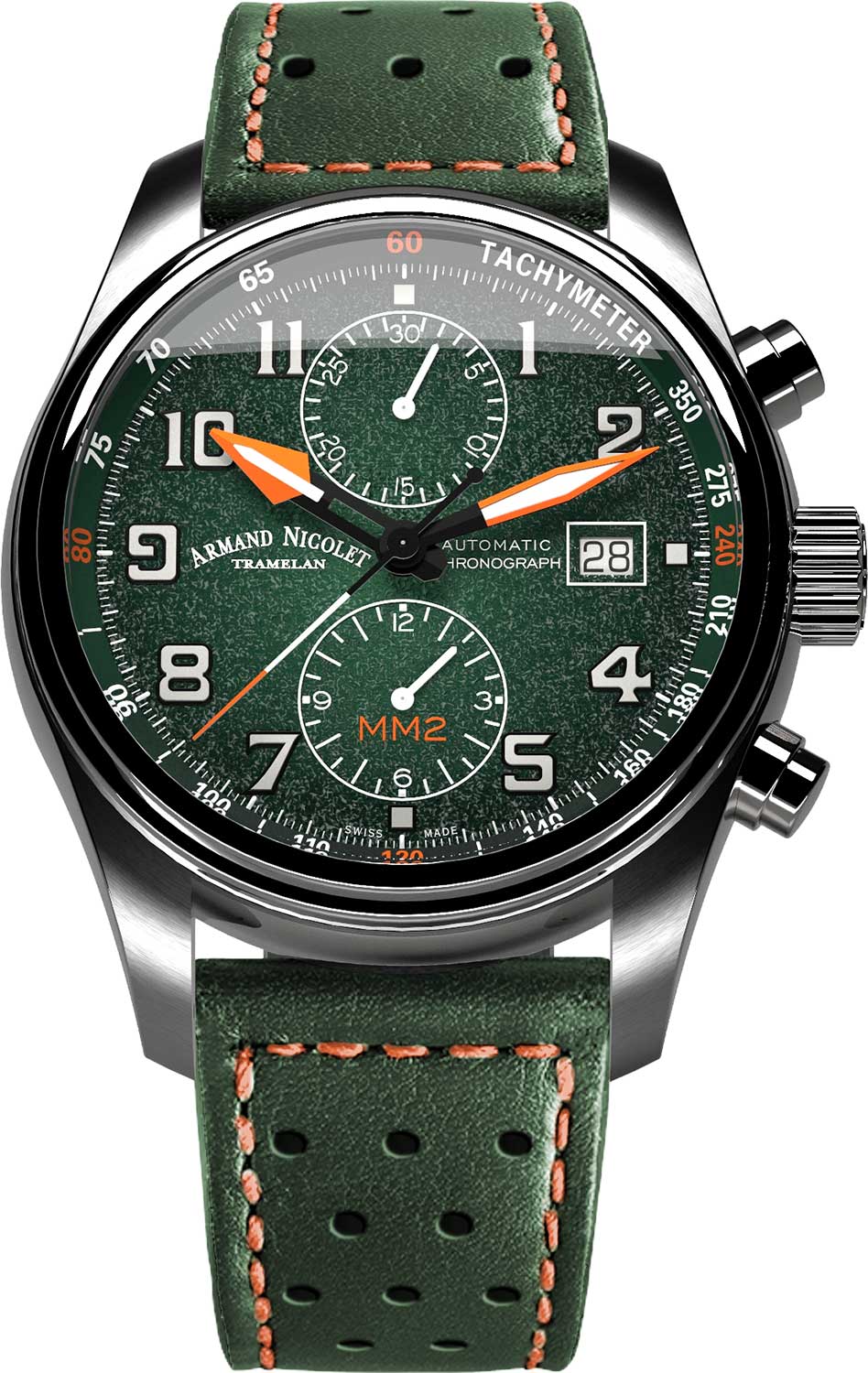 Armand Nicolet Chronograph A647P-NV-BP22641VAO, automatic