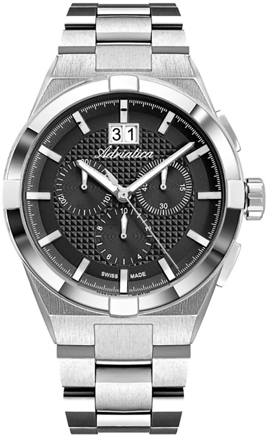 Adriatica Chronograph A8336.5116CH Quartz, Grey Dial