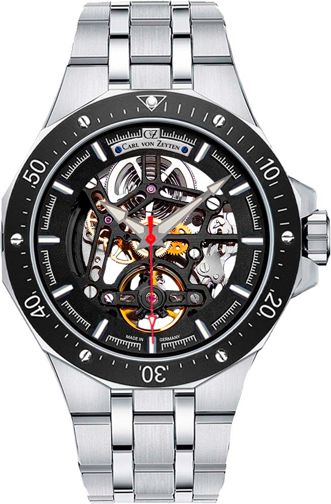 Carl von Zeyten CVZ0094BKMS Automatic Skeleton Men's Watch