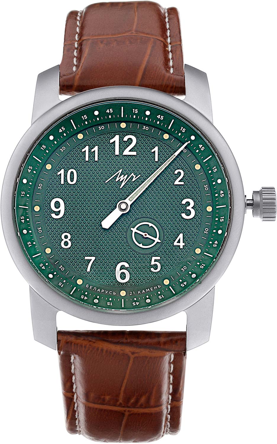 Luch Monopusher Automatic 77490104, Green Dial