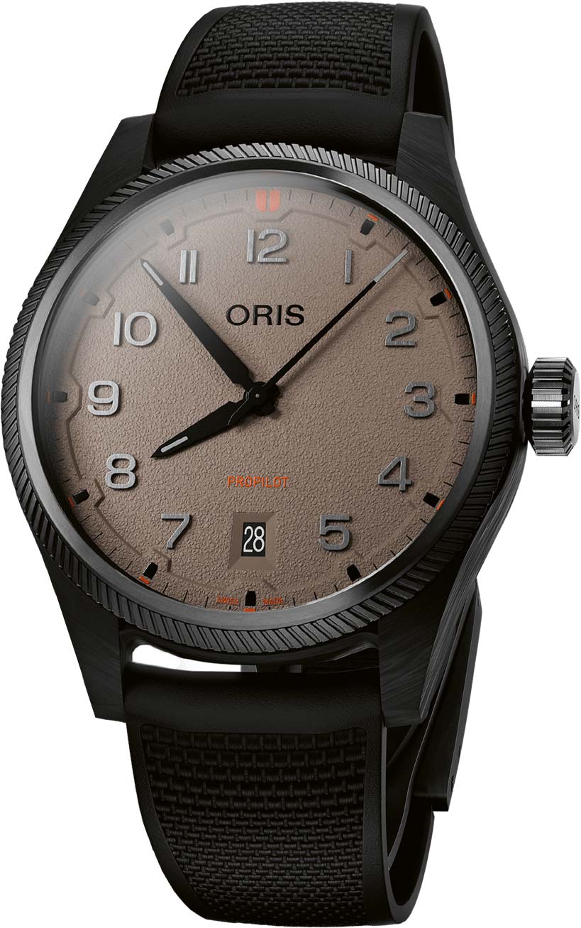 Oris ProPilot 01-733-7802-8766-07-4-20-30GLC, automatic 41mm carbon