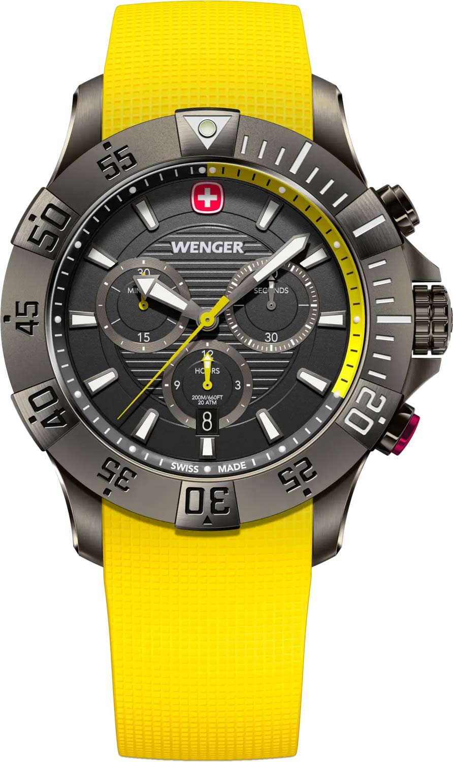 Wenger Seaforce Chrono 01.0643.129, Black Dial
