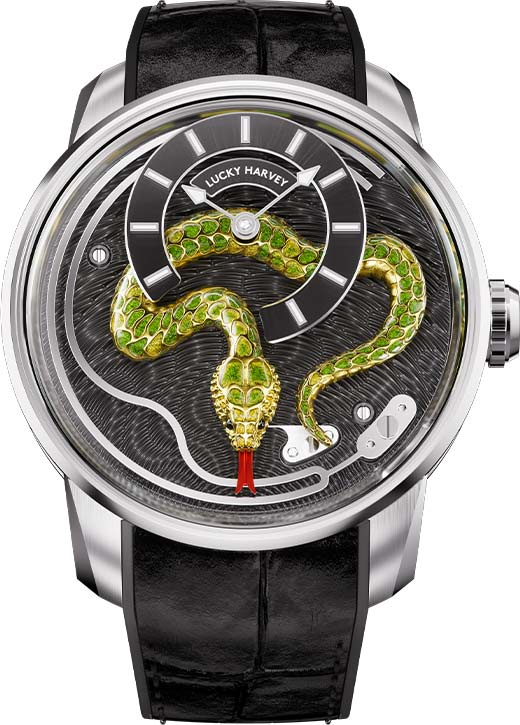 Lucky Harvey Snake Esmalte LH012, Reloj Automático para Hombre