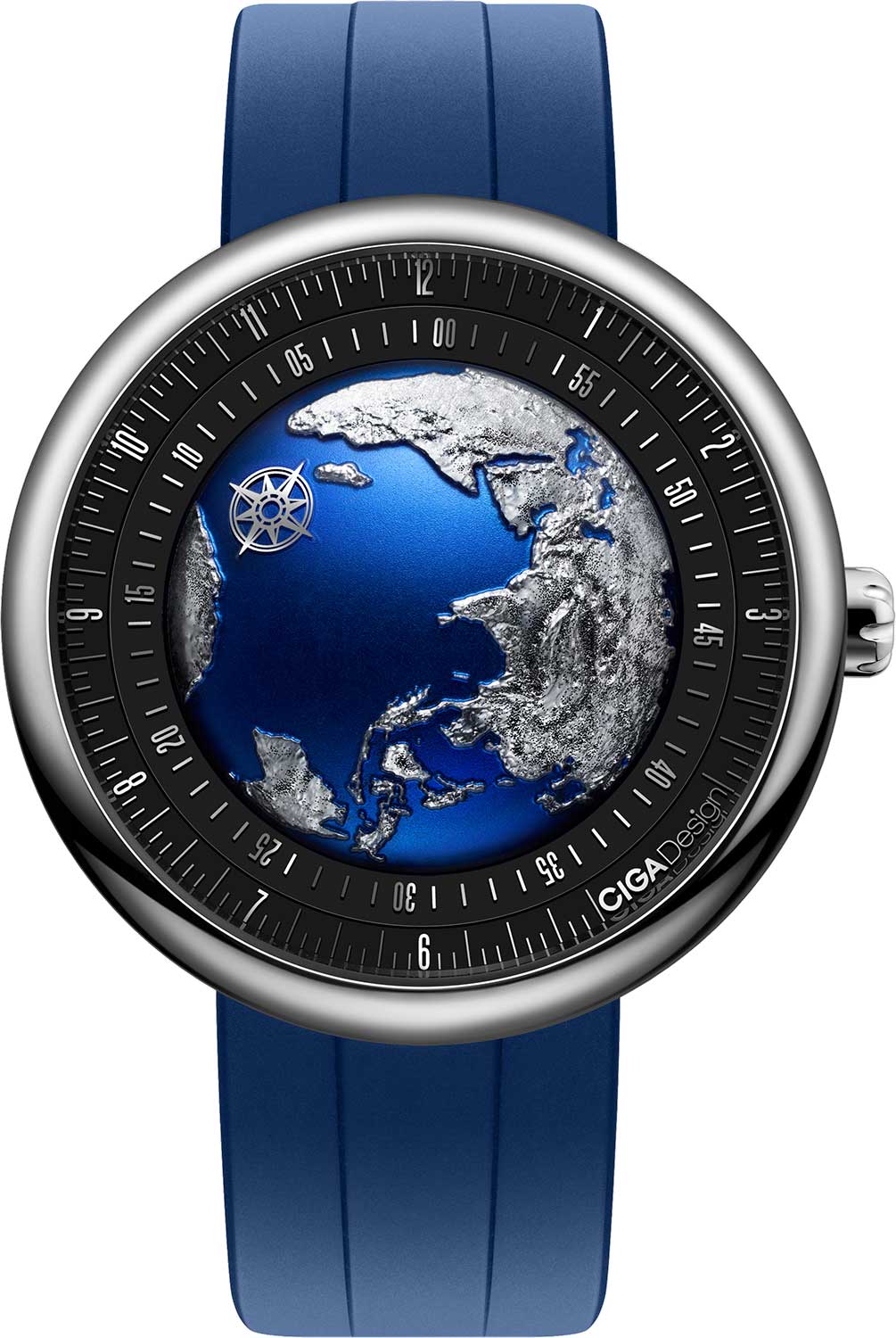 CIGA Design U-Series Blue Planet II U033-TU02-W6U, Titanium Automatic Watch