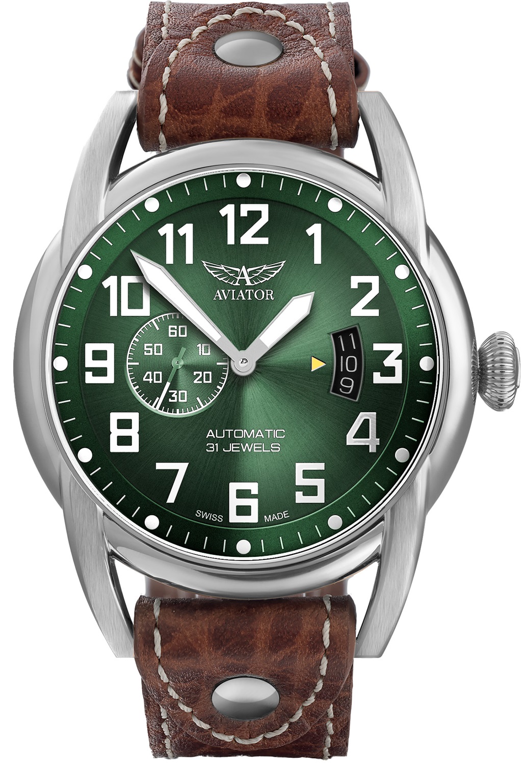 Aviator V.3.18.0.311.4 Bristol Automatic Green Dial