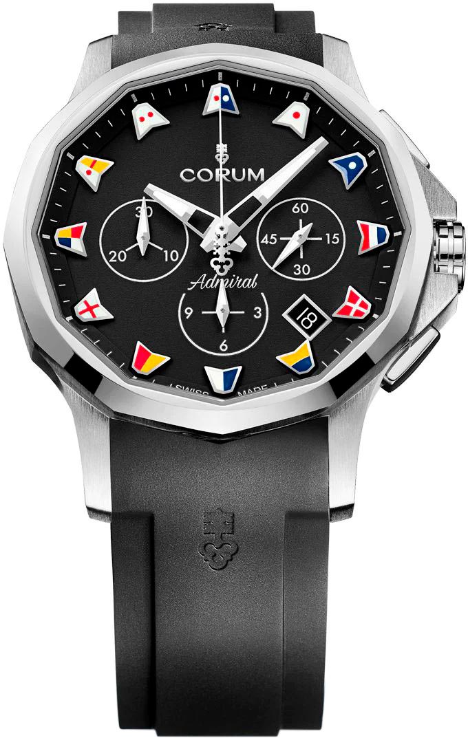 Corum Admiral Legend 42 Chronograph A984/04253, Black Dial