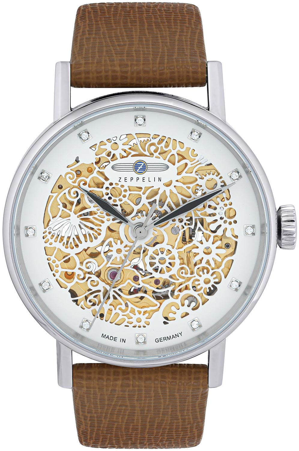 Zeppelin Zep-74615 Automatic White Dial
