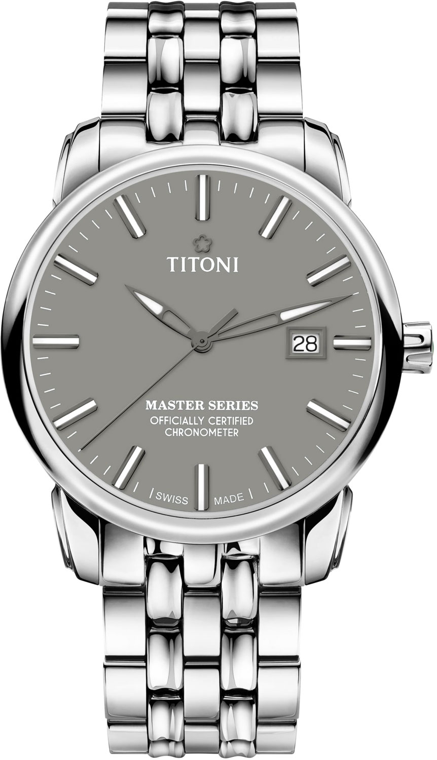 Titoni Master Series 83188-S-678, Automatic Grey Dial