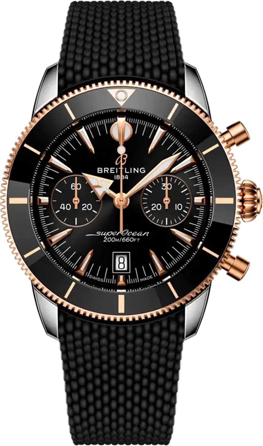Breitling Superocean Heritage B01 Chronograph UB0156H11B1S1, Black Dial