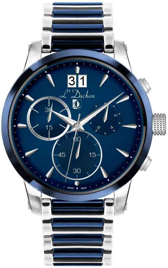L Duchen Aerostat Chrono D232.30.31, men's quartz chronograph