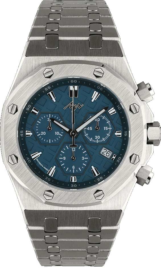 Luch Steelgear 940360711 Chronograph, Blue Dial
