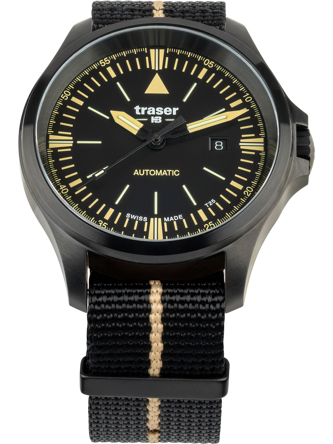 Traser P67 Officer Pro Automatic TR_110755, Black Dial