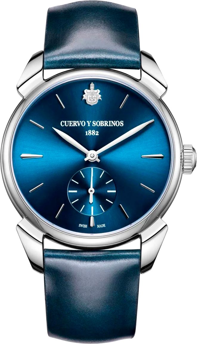 Cuervo y Sobrinos Asturias 3102.1ASB, Automatic Steel Blue Dial