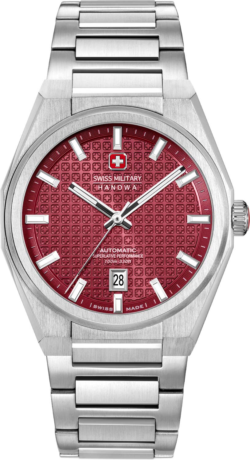 Swiss Military Hanowa Avalanche SMWGL0007401, Automatic Red Dial