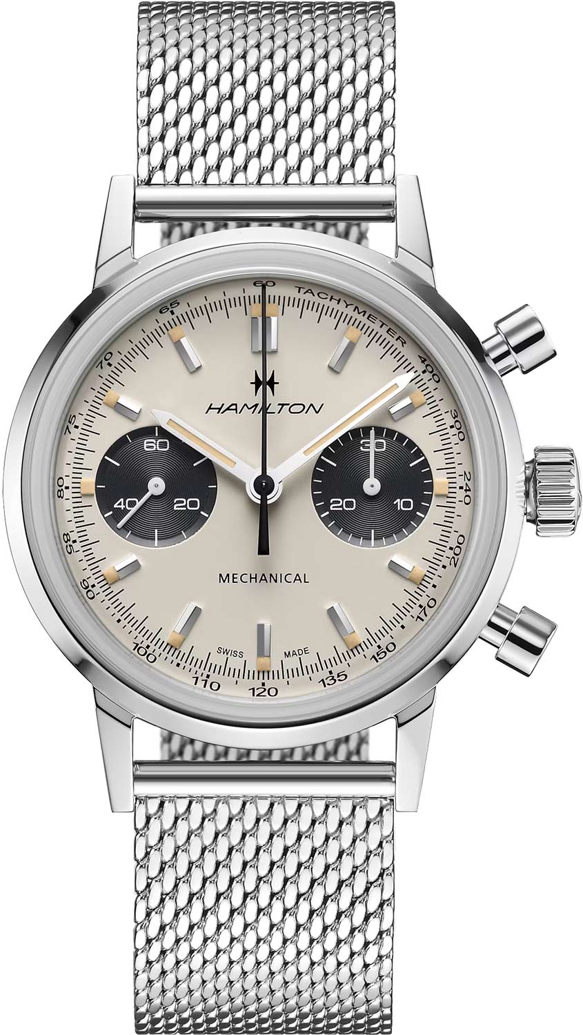 Hamilton Intra-Matic Chronograph H H38429110, white dial