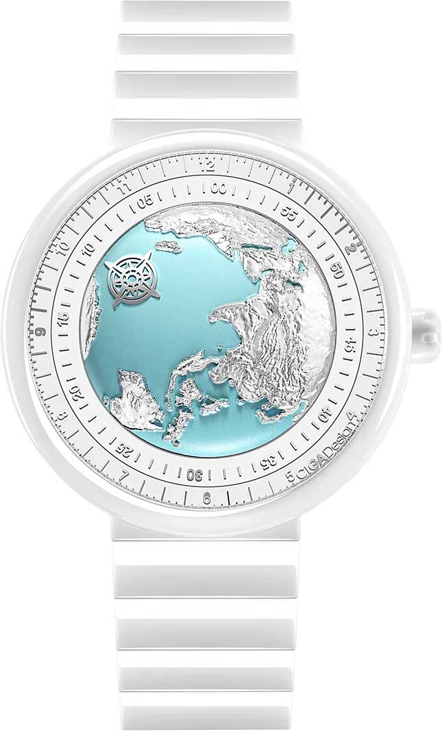 CIGA Design U-Series Ice Age U032-WU01-W5W7W Automatic Ceramic Watch