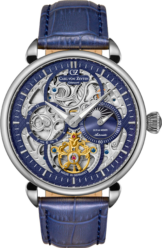 Carl von Zeyten Neukirch CVZ0005SBLS Orologio Scheletrato Automatico